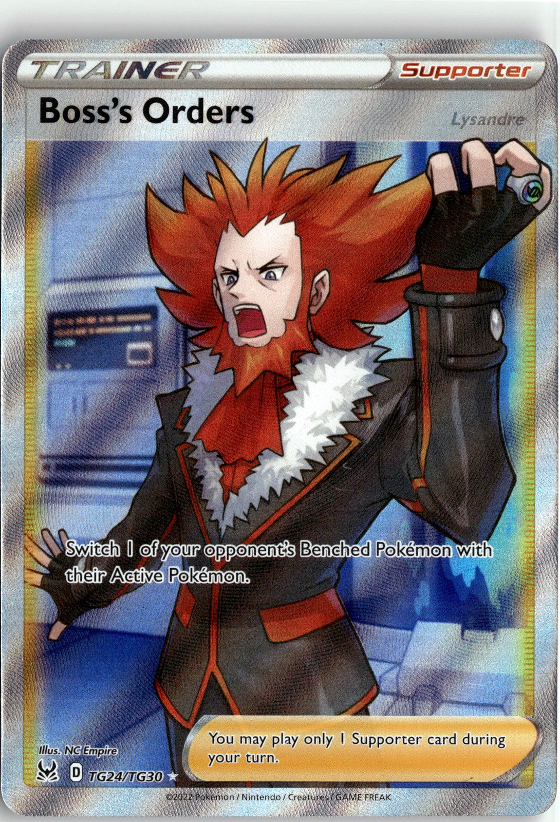 SWSH11: Lost Origin Trainer Gallery #TG24/TG30 Boss's Orders
