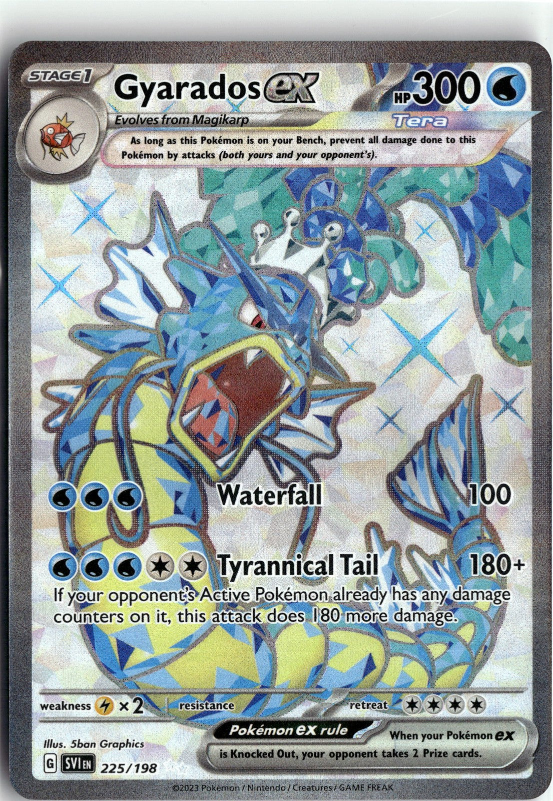 SV01: Scarlet & Violet Base Set #225/198 Gyarados ex