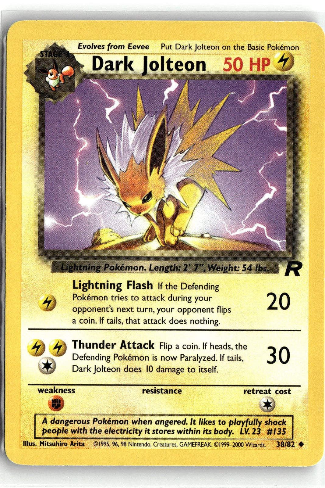 Team Rocket #38/82 Dark Jolteon