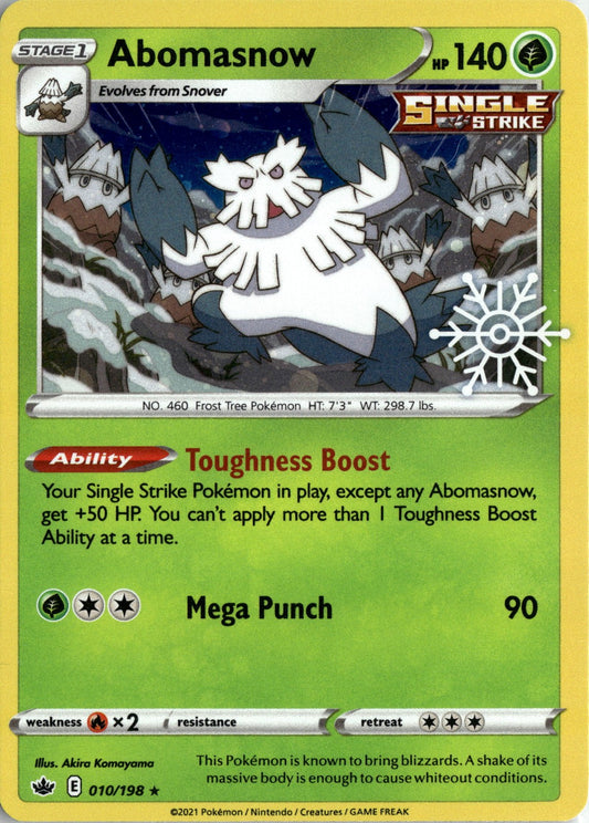 SWSH06: Chilling Reign #010/198 Abomasnow