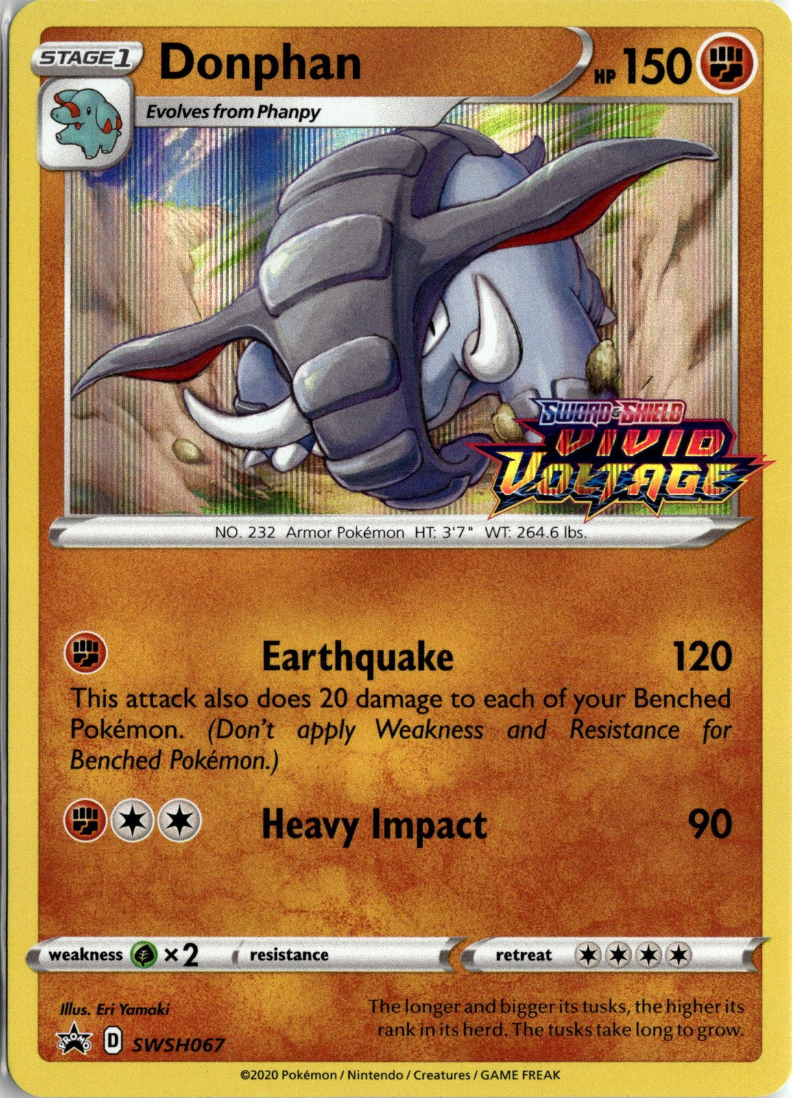 SWSH: Sword & Shield Promo Cards #SWSH067 Donphan