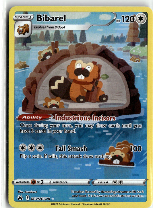 Crown Zenith: Galarian Gallery #GG25/GG70 Bibarel