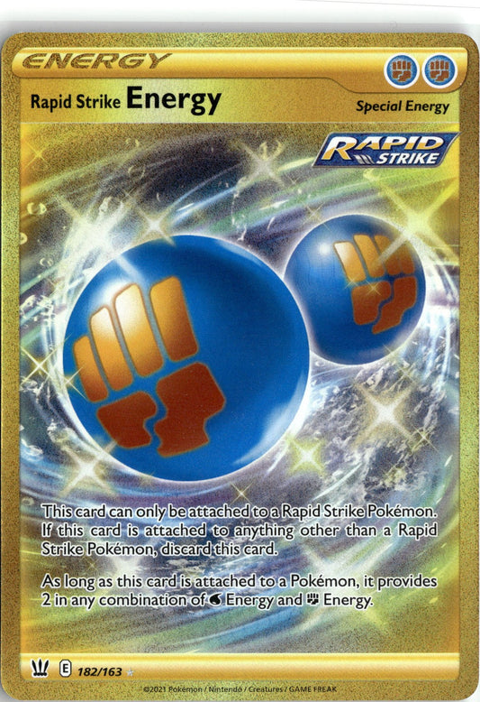 SWSH05: Battle Styles #182/163 Rapid Strike Energy (Secret)