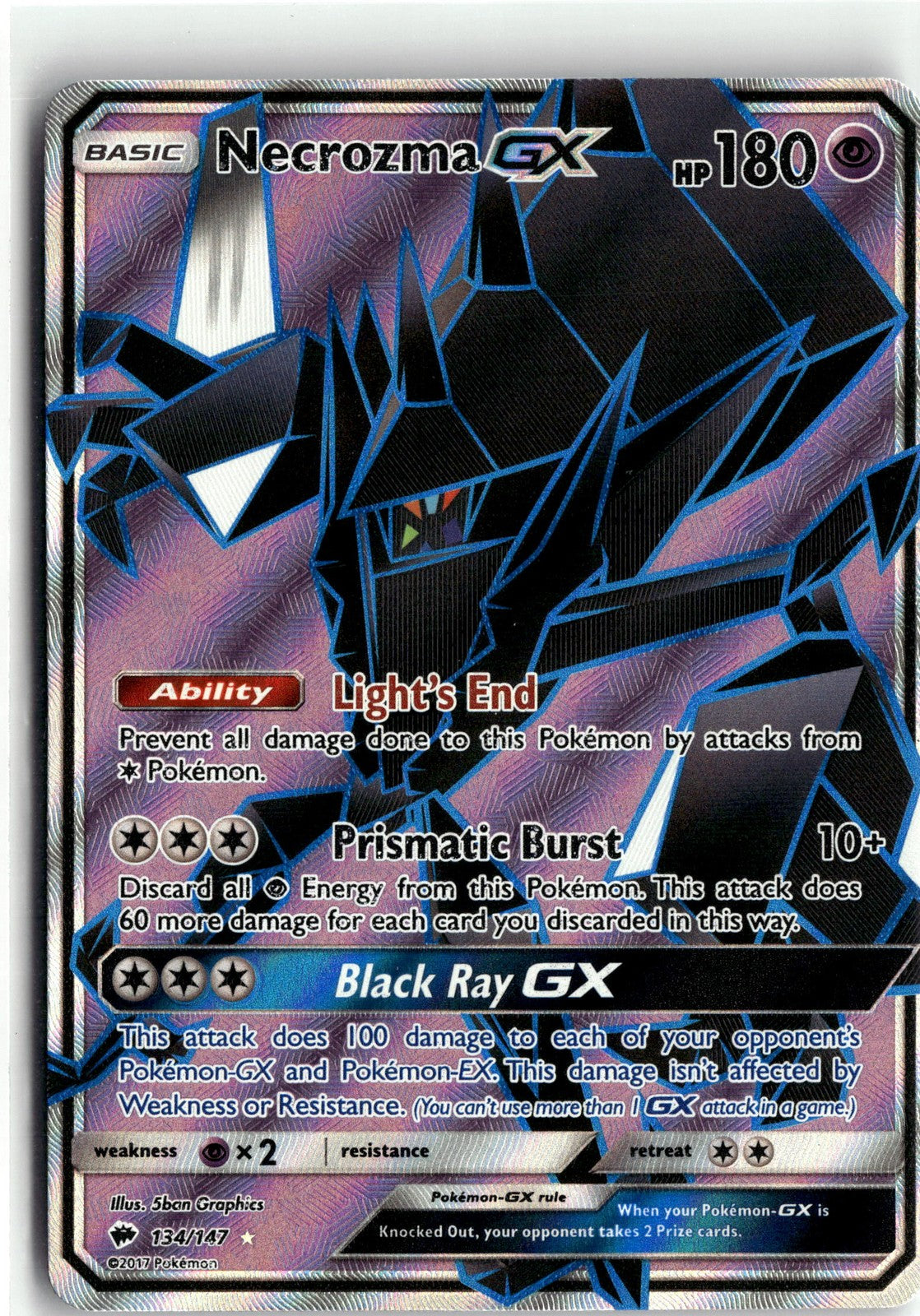SM - Burning Shadows #134/147 Necrozma GX (Full Art)