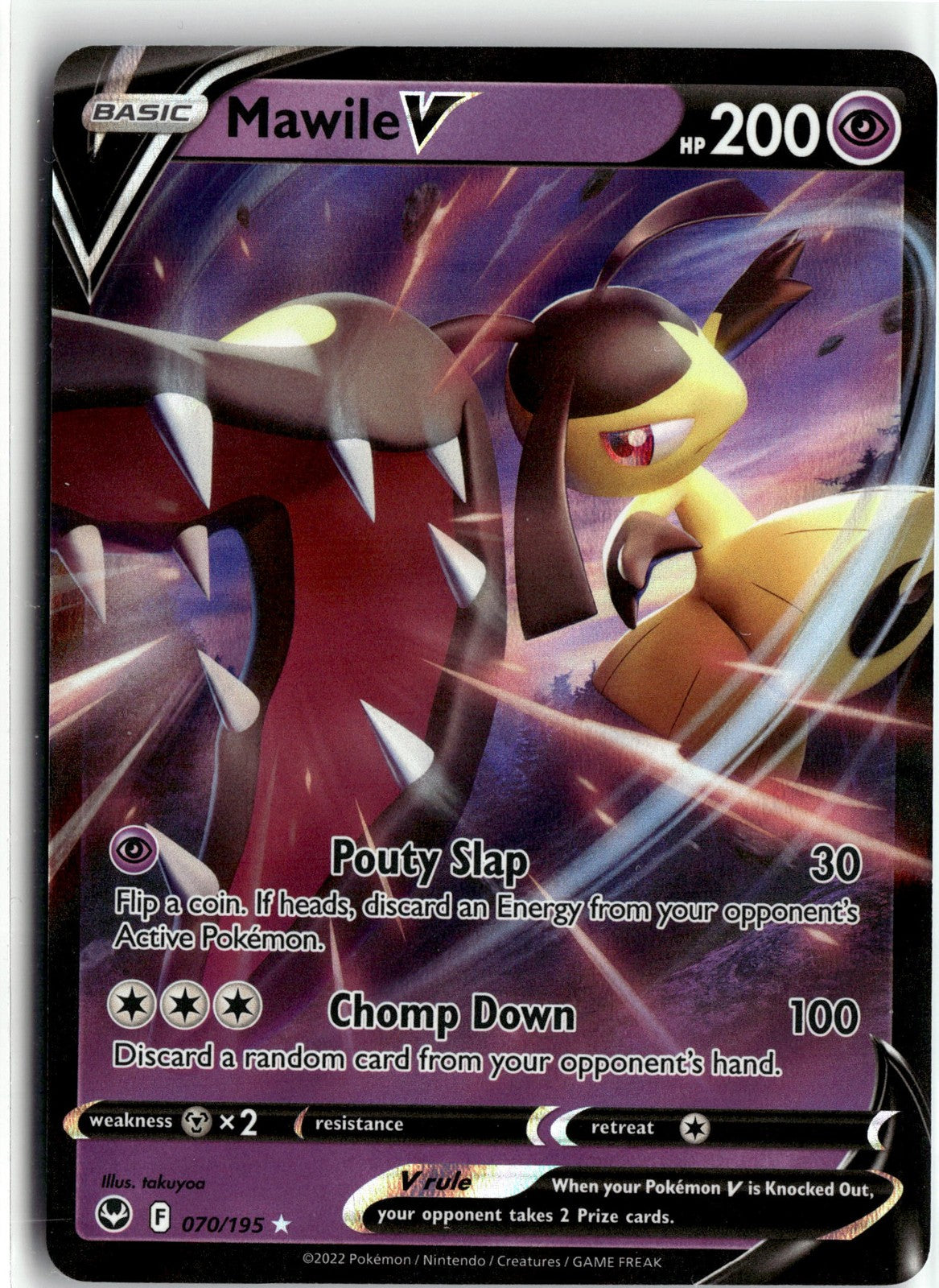 SWSH12: Silver Tempest #070/195 Mawile V