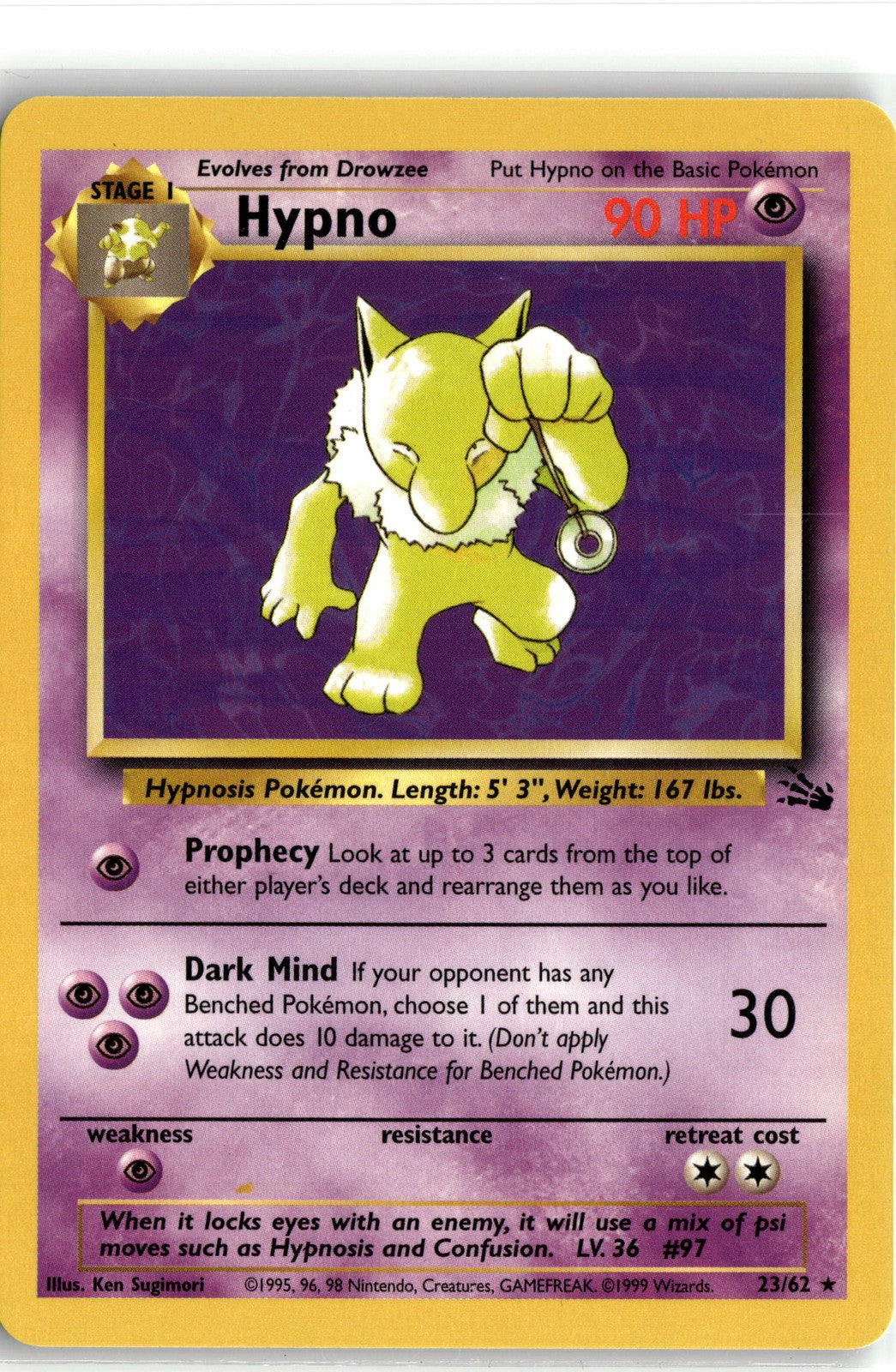 Fossil #23/62 Hypno (23)