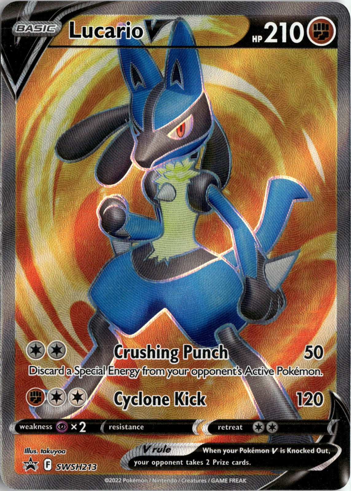 SWSH: Sword & Shield Promo Cards #SWSH213 Lucario V