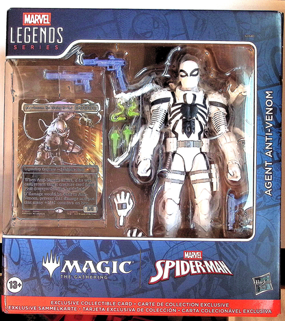 Marvel Legends Agent Anti-Venom 6" Figure Spider-Man with MTG Card