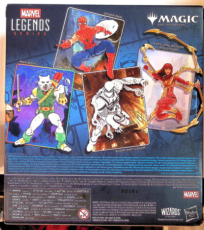 Marvel Legends Agent Anti-Venom 6" Figure Spider-Man with MTG Card